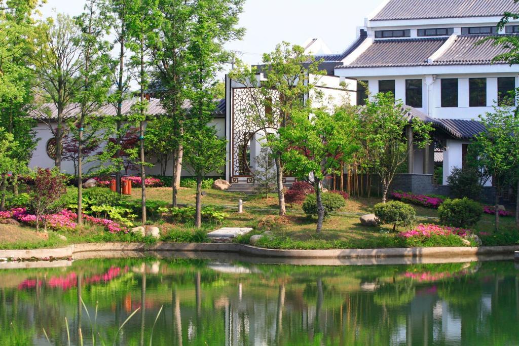 Suzhou Hanyuan Yacht&Resort Hotel Bagian luar foto